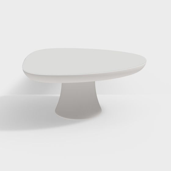 Sleek Low-Polygon Coffee Table 3D model
