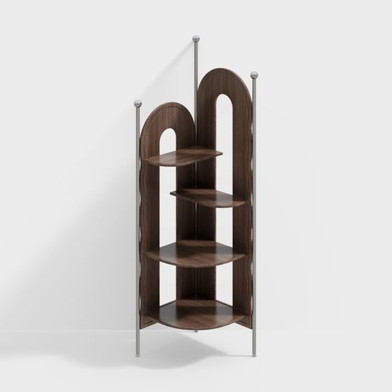 Functional Zwj-D9901H Shelf 3D Model in Blue
