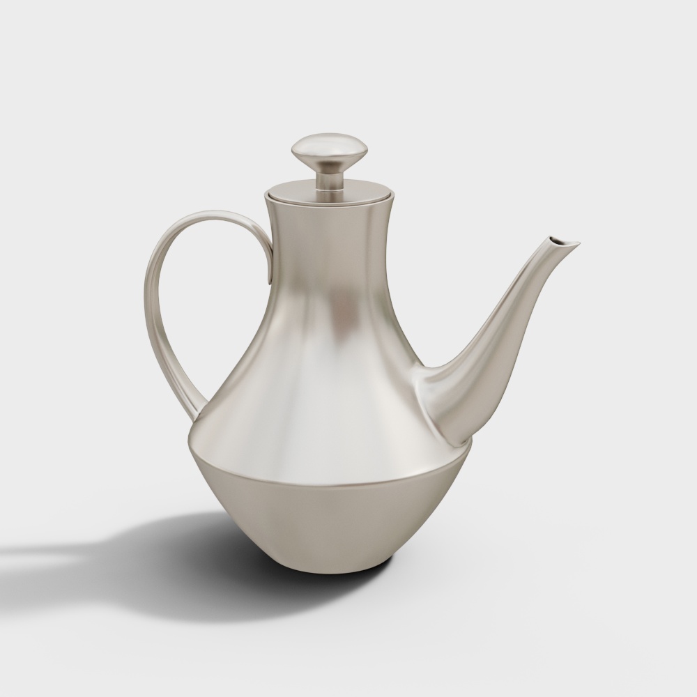 Elegant Teapot 3D model for Modern Design