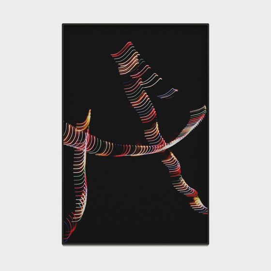 Colorful Neon Dancer 3D model for Creative Projects