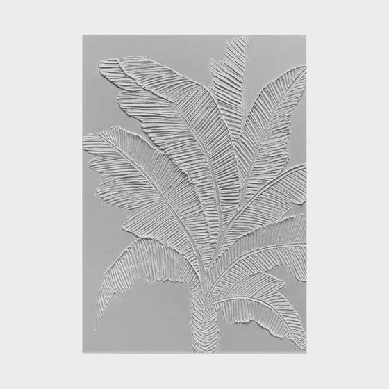 Tropical Banana Leaf Low-Poly 3D model