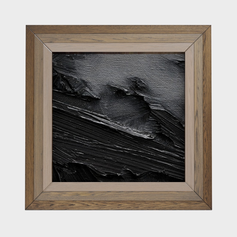 Aesthetic Simplicity Wood Frame Decorative Hanging Painting