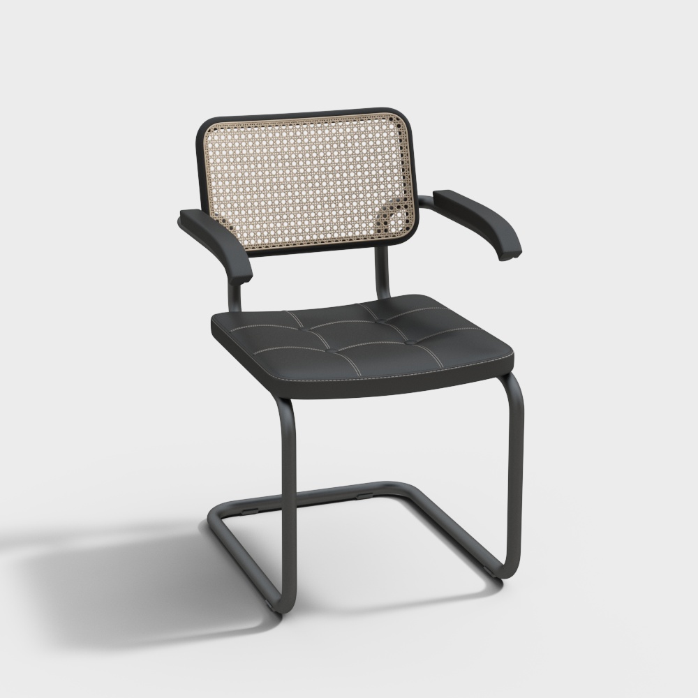 Современное плетеное кресло из бамбука