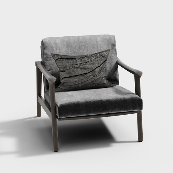Contemporary Urban Leisure Chair 3D model
