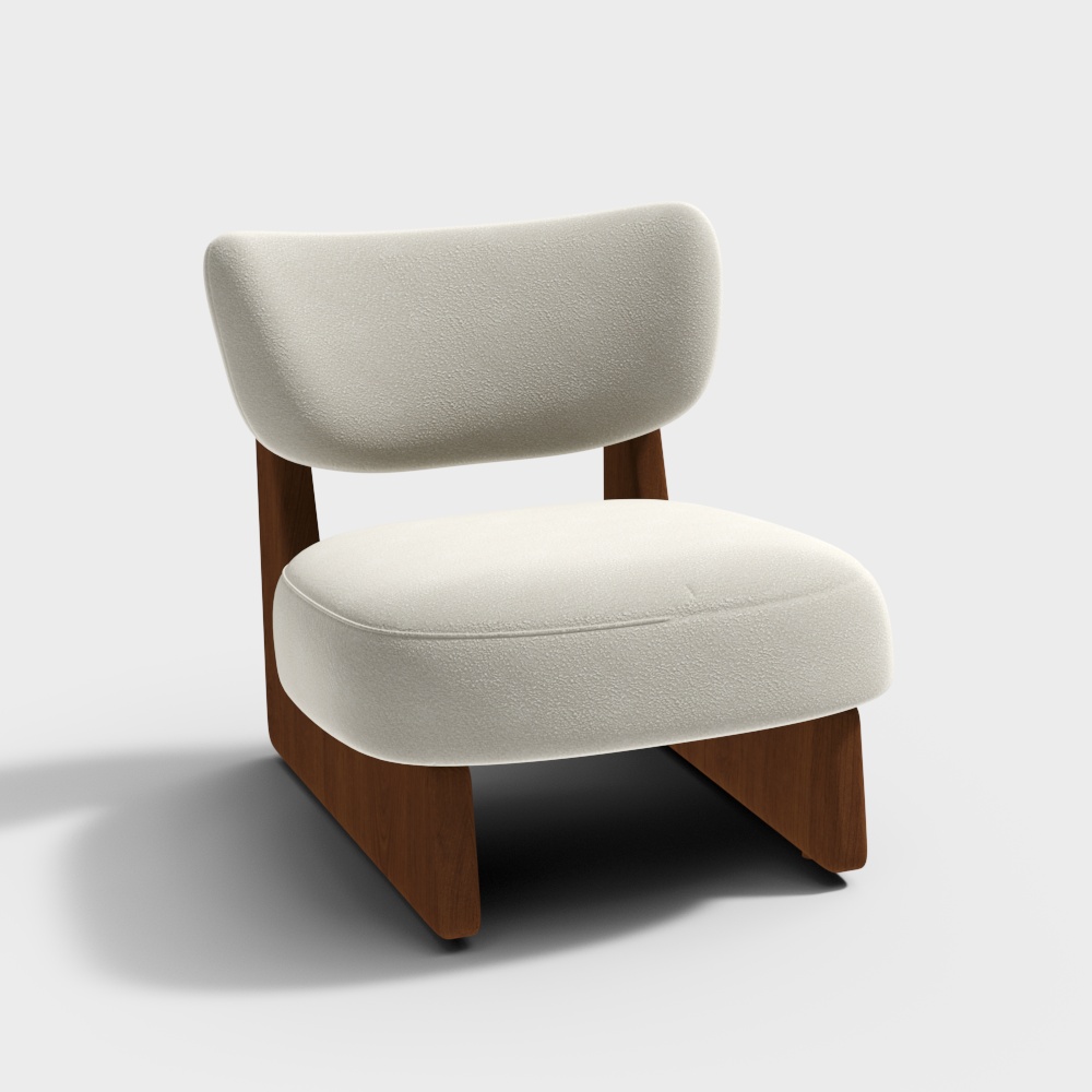 미니멀하고 차분한 레저 의자