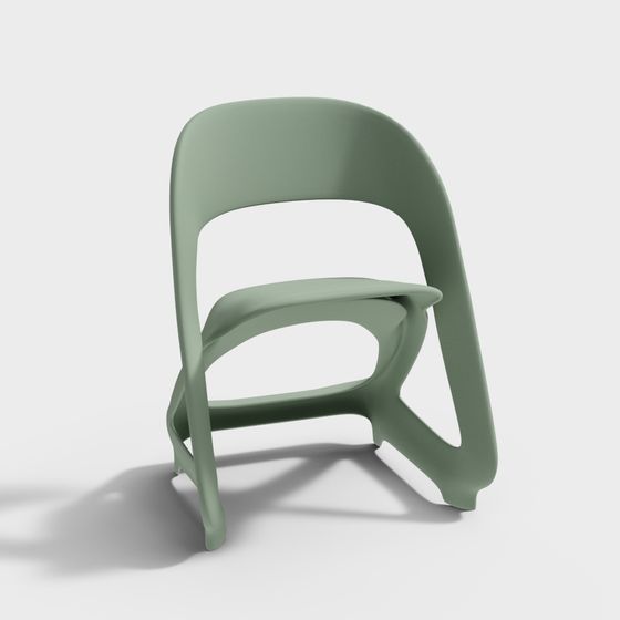Streamlined Leisure Chair 3D model