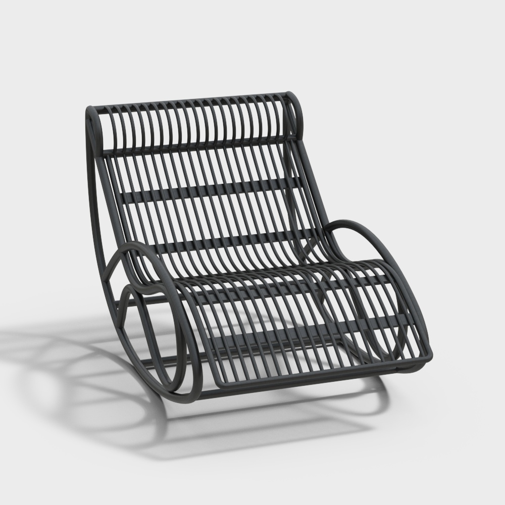 Chaise berçante contemporaine