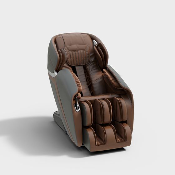 Realistic Low-Poly Massage Chair 3D Model