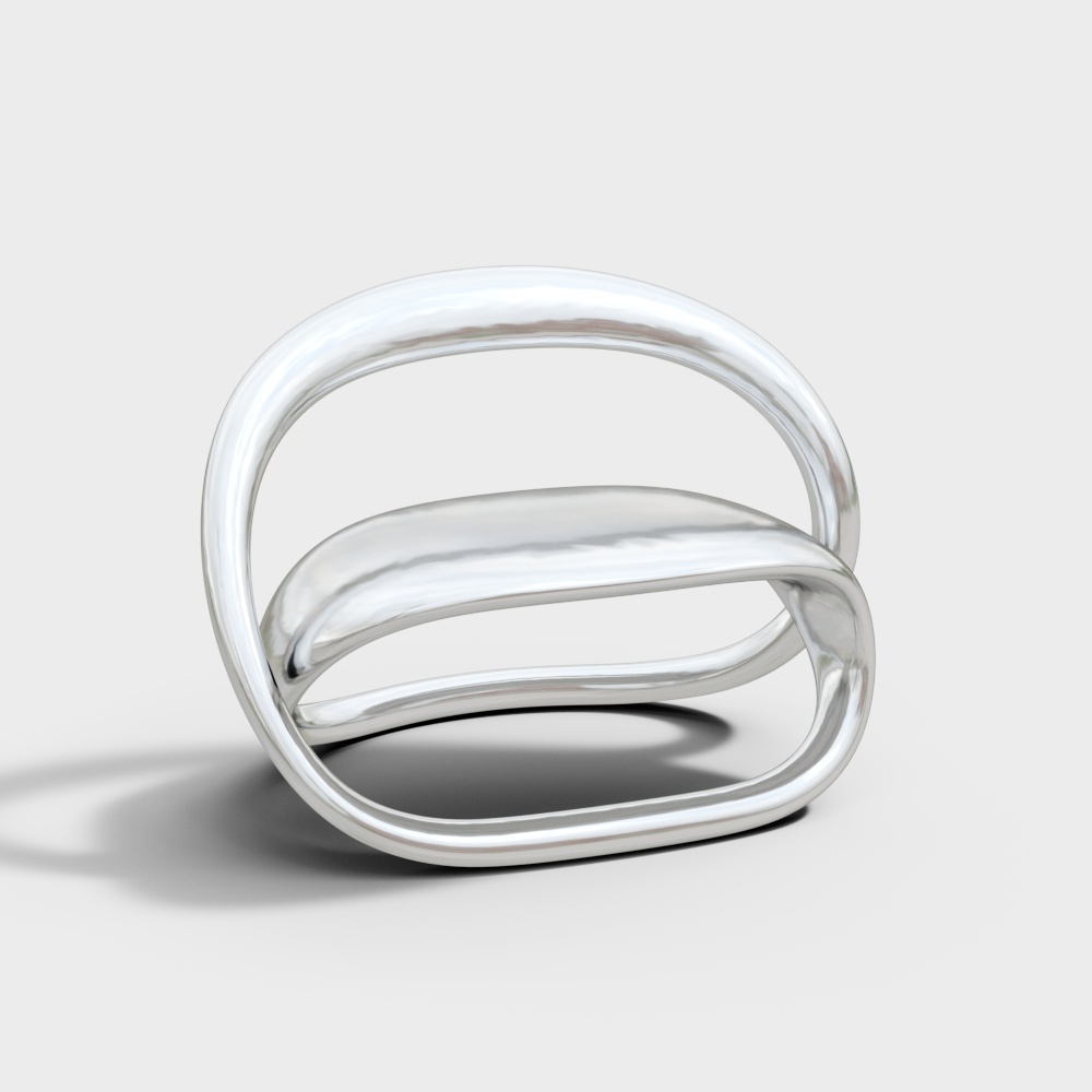 Interwoven Ring 3D model