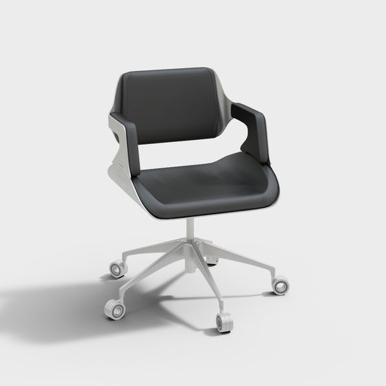 Stylish Office Chair 3D model for Creative Projects