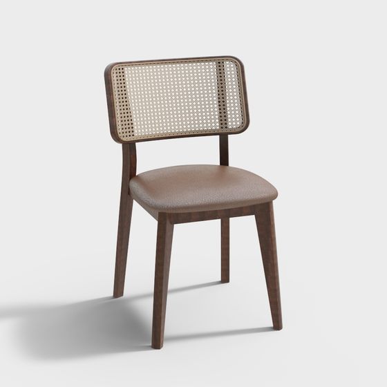 Elegant Vintage Modern Chair 3D model