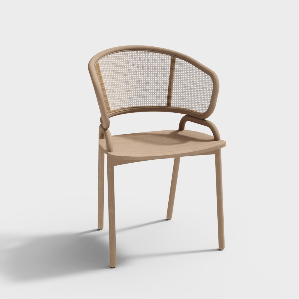 Modern Bamboo Weaving Chair