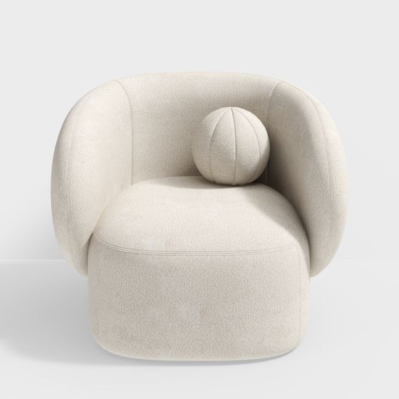 Contemporary Armchair 3D Model by Grado Design