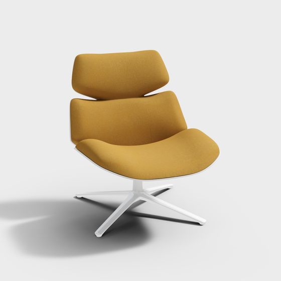 Streamlined Leisure Chair 3D model
