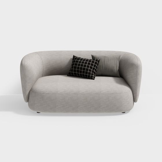 Modern Minimalist Sofa 3D model