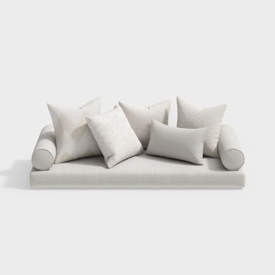 Cozy Corner Couch 3D model for Elegant Spaces