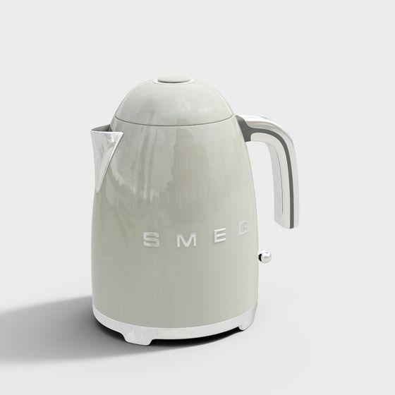 Retro SMEG Electric Kettle 3D model