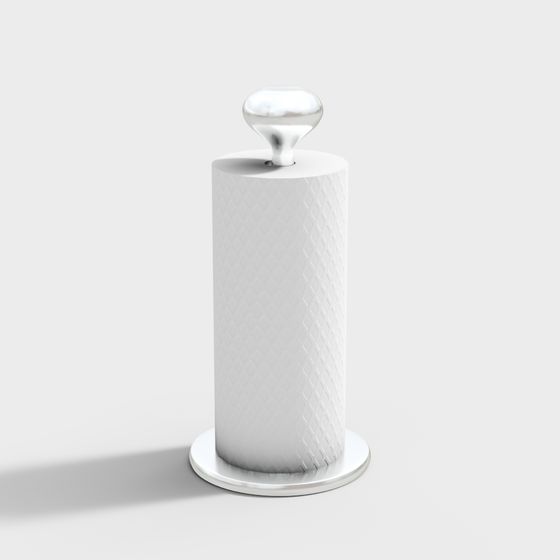 Modern Minimalist Kitchen Paper Towel Holder 3D model