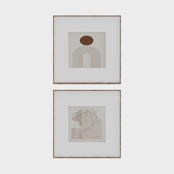 Minimalist Abstract Frame 3D model