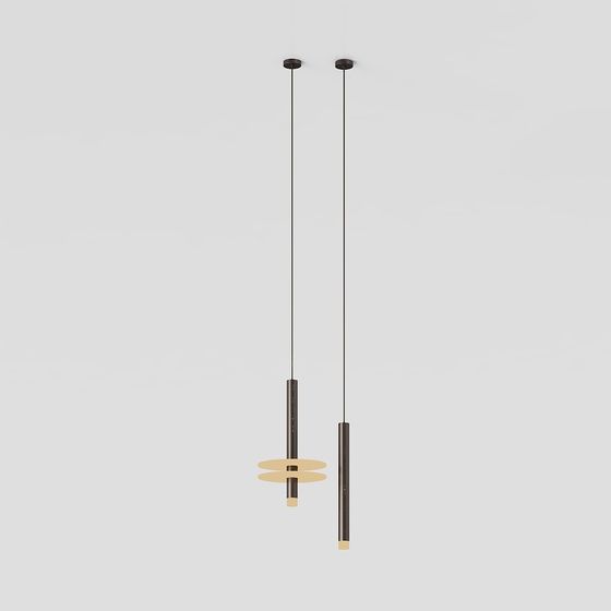 Minimalist Hanging Light 3D model