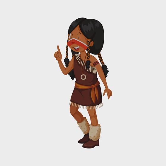 Chief's Daughter 3D Model - Low Poly with High Detail