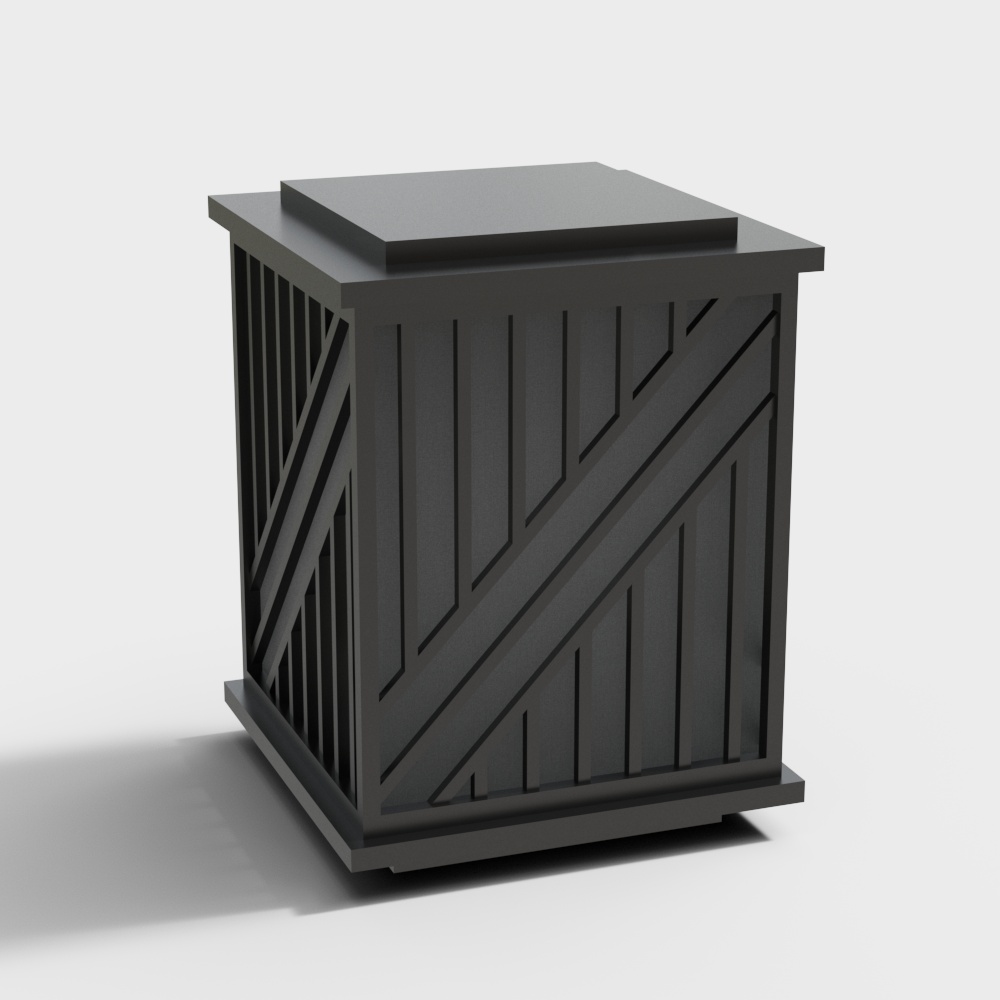 Neo-Chinese Style Black Outdoor Light