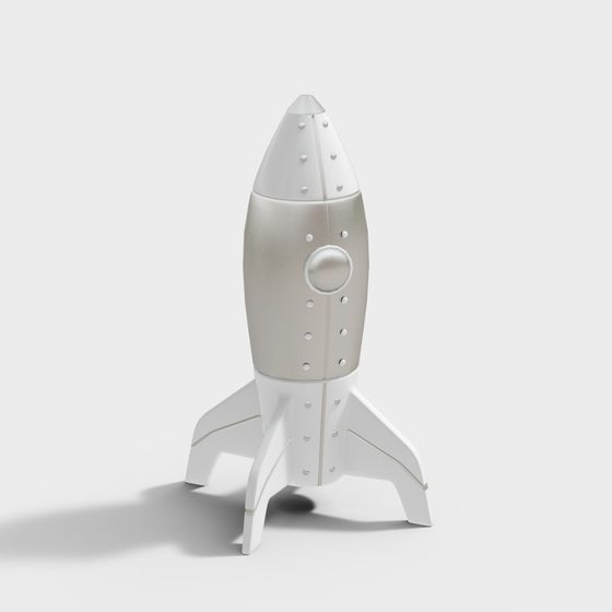 Galactic Explorer Rocket 3D model
