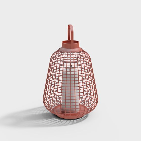 Stylish Mesh Lantern 3D model for Creative Projects