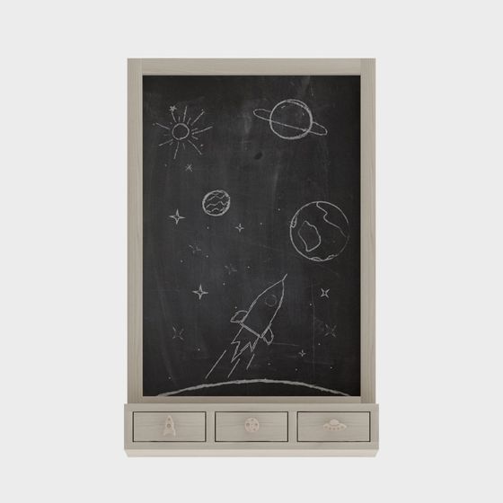 Cosmic Chalkboard 3D model