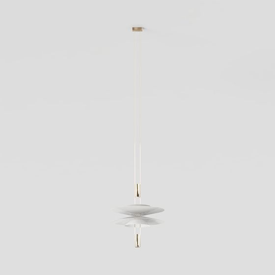 Floating Light 3D model for Contemporary Spaces