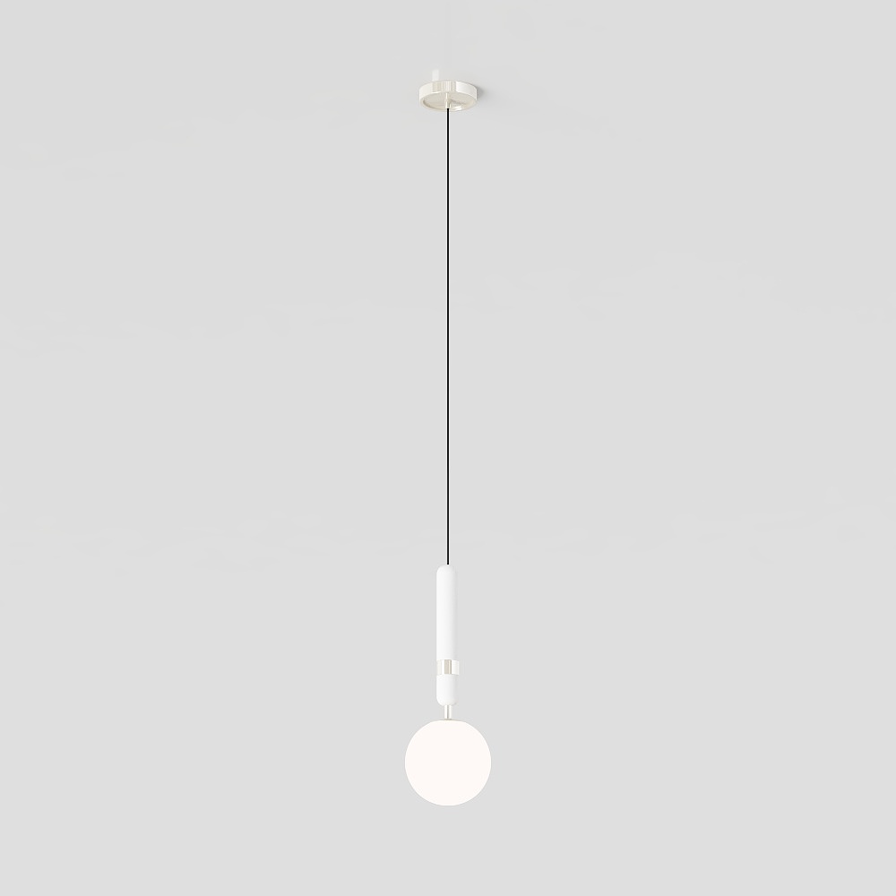 Lampe à suspension blanche moderne minimaliste