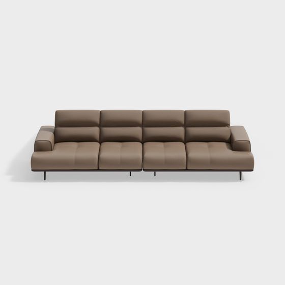 Urban Comfort 3D model Sofa for Modern Spaces