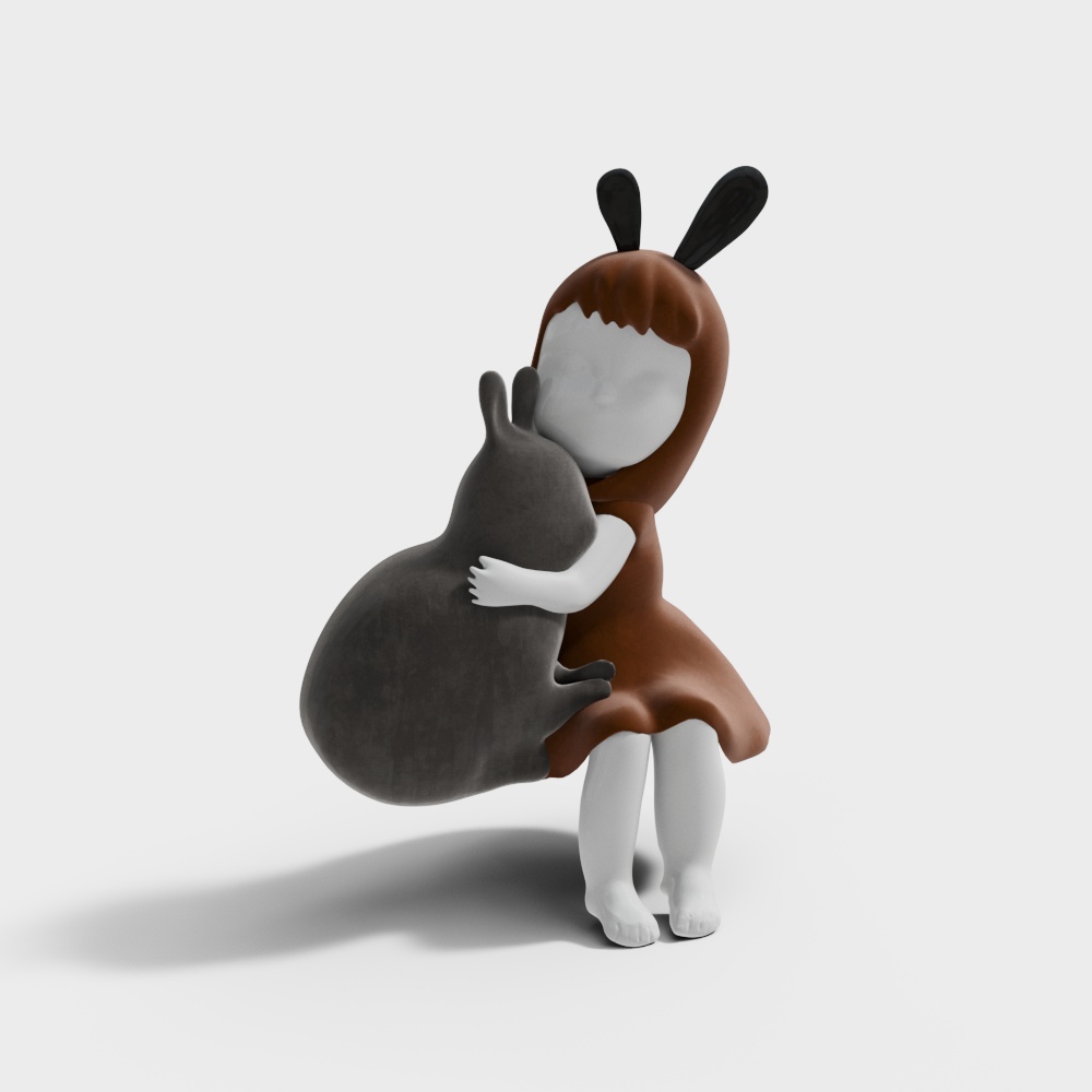 Modern simple living room decoration