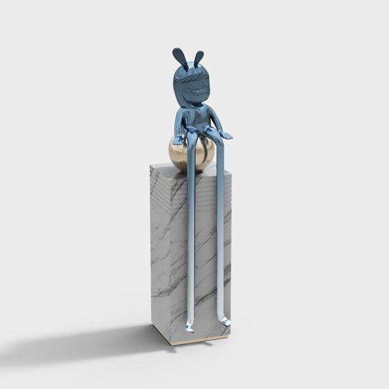 Balancing Dance 3D model for Creative Projects