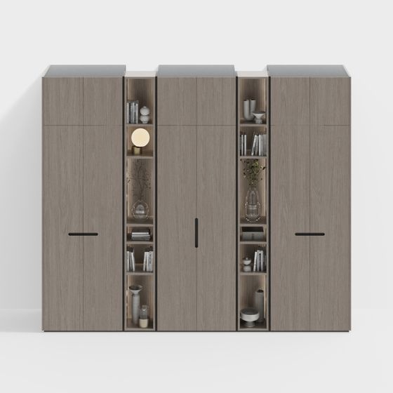 Urban Storage Cabinet 3D model for Modern Interiors