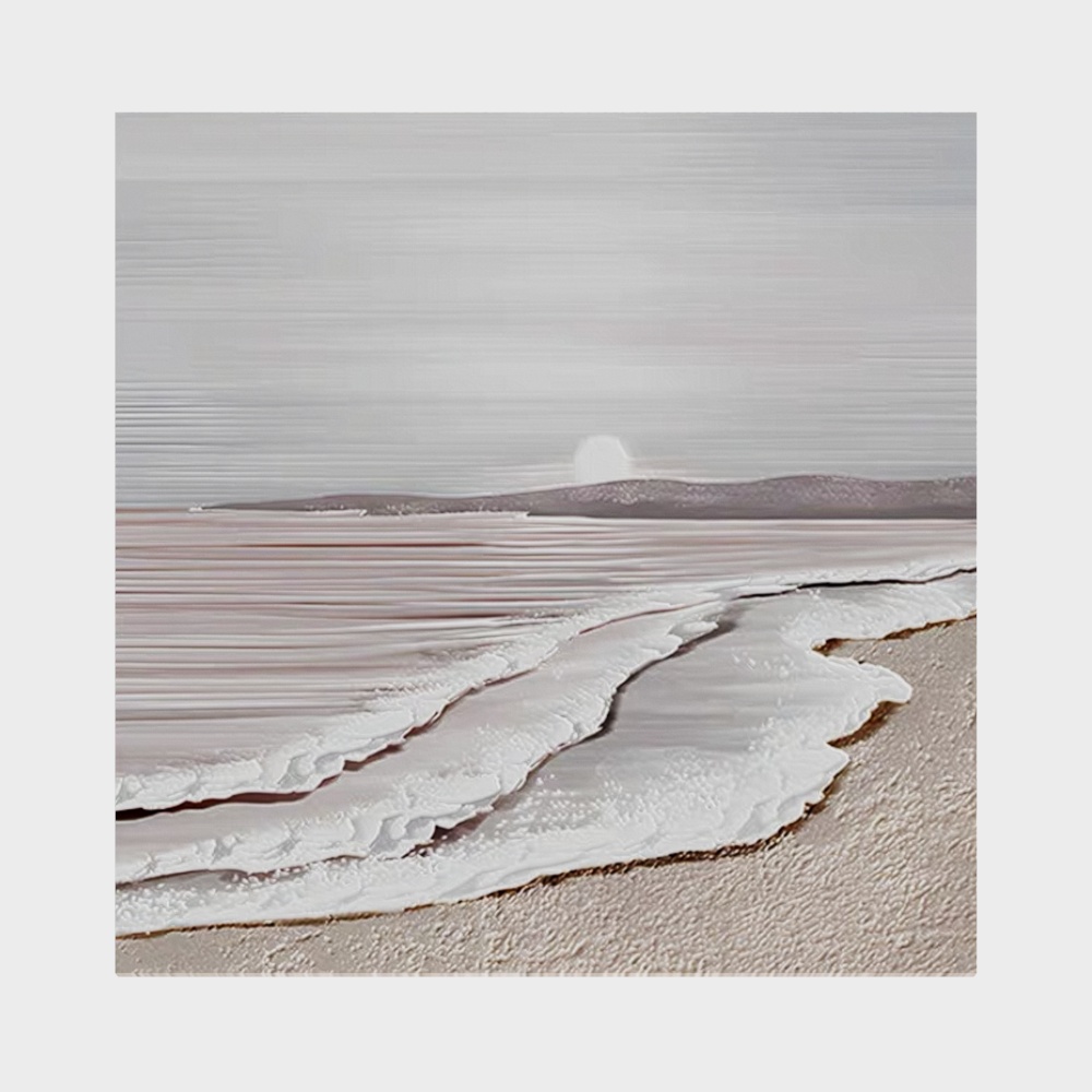 Wabi-Sabi Beach Decorative Painting