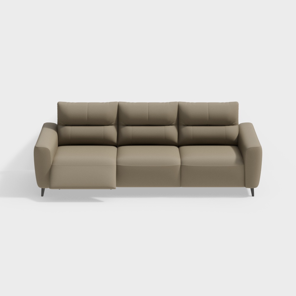 Modern Minimalist Functional Sofa CLJ-SN-G-68B Functional Sofa Open Full Leather Package for the Whole House