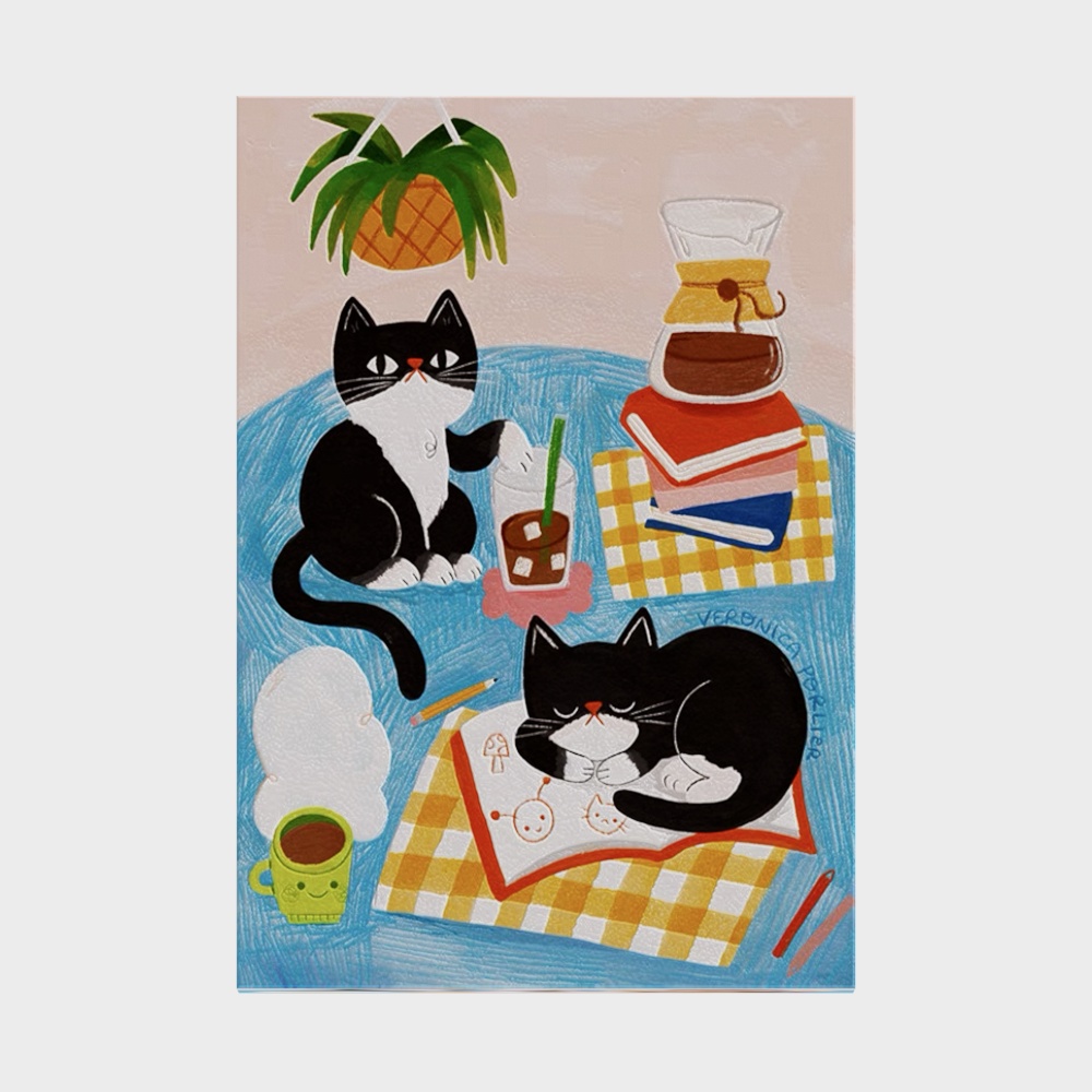 Charming Cat Afternoon Tea 3D model