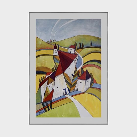 Charming Countryside Cottage 3D Model for Various Uses