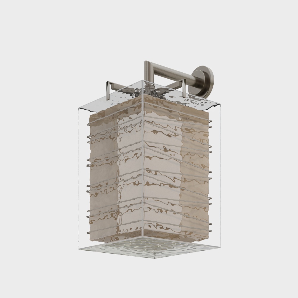 Modern Wabi-Sabi Style Brown Wall Lamp