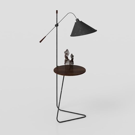 Industrial Style Floor Lamp 3D model