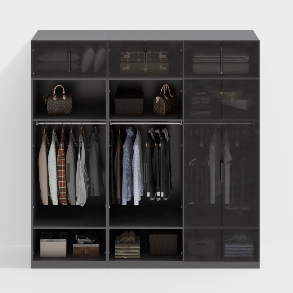 Modern simple wardrobe