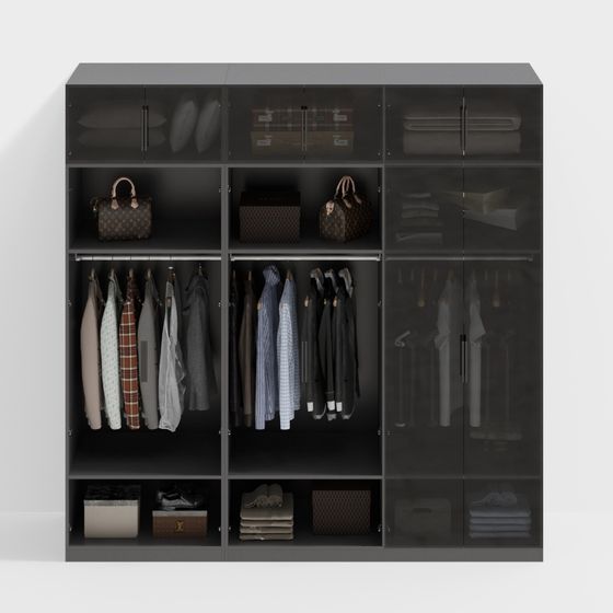 Urban Closet 3D model for Modern Living Spaces