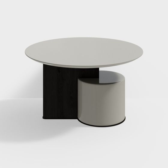 Elegant Round Table 3D model Design