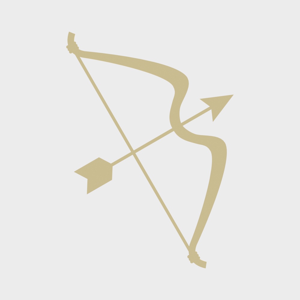 Golden Bow and Arrow Element Wallpaper - Indian Tribe