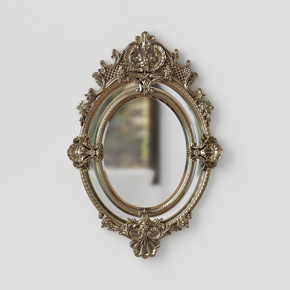 Specchio per trucco in stile francese