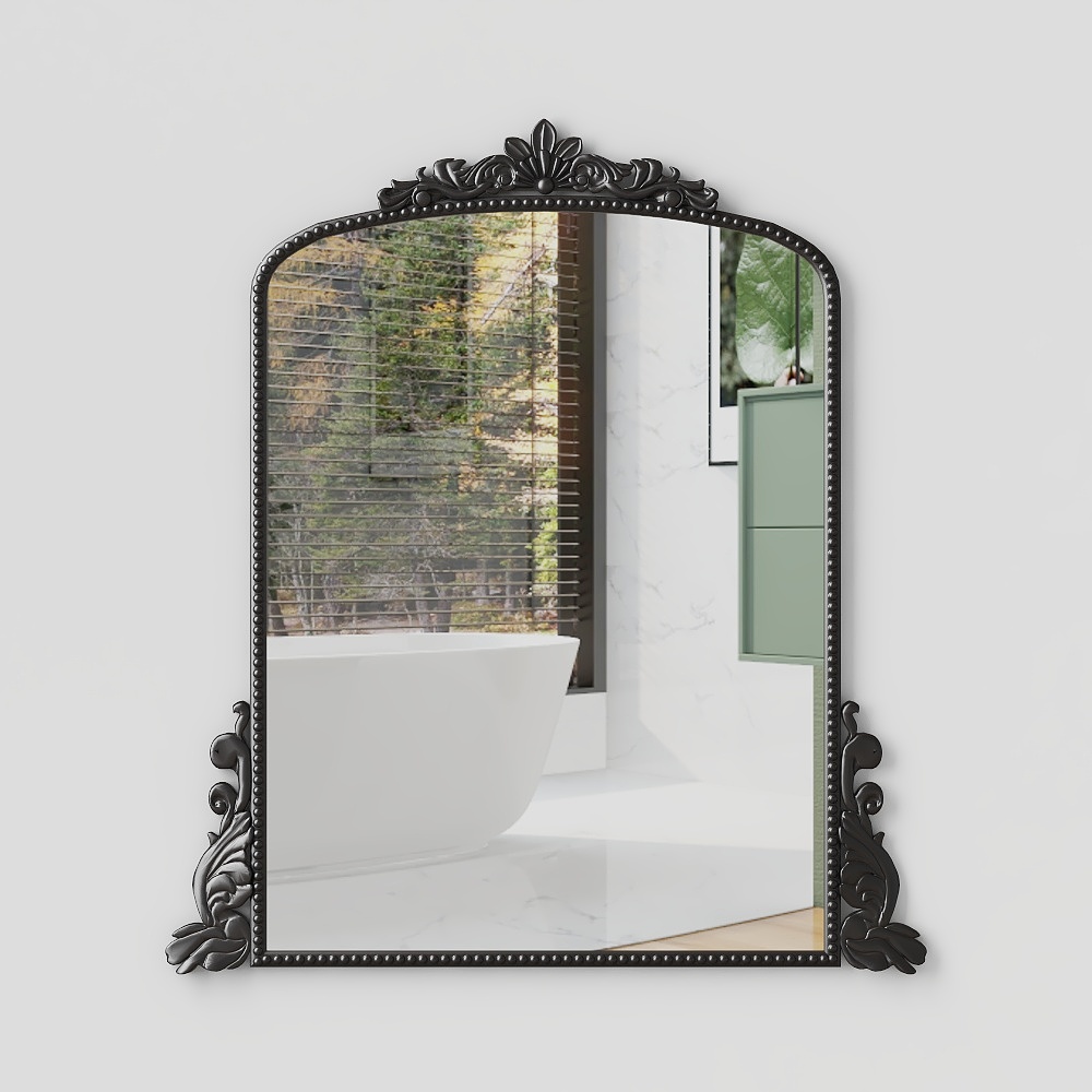 Specchio Cosmetico da Bagno in Stile Francese