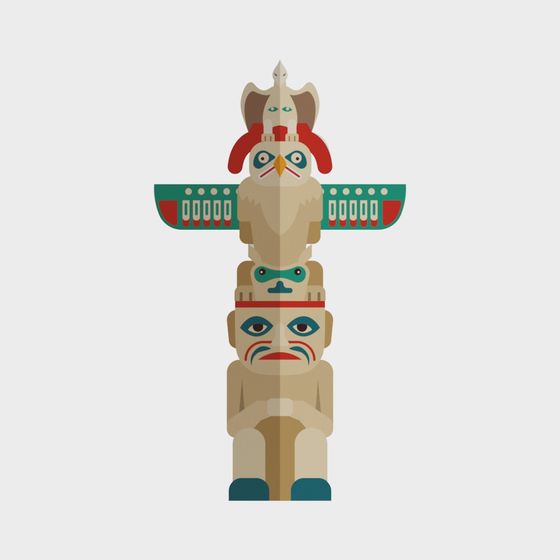 Totem Pole 3D model