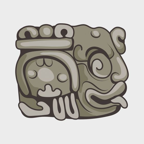 Ancient Maya-Inspired 3D Model