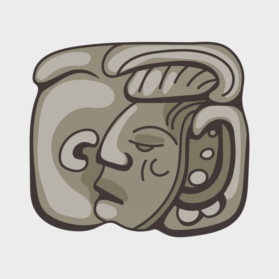 Ancient Maya Head 3D Model